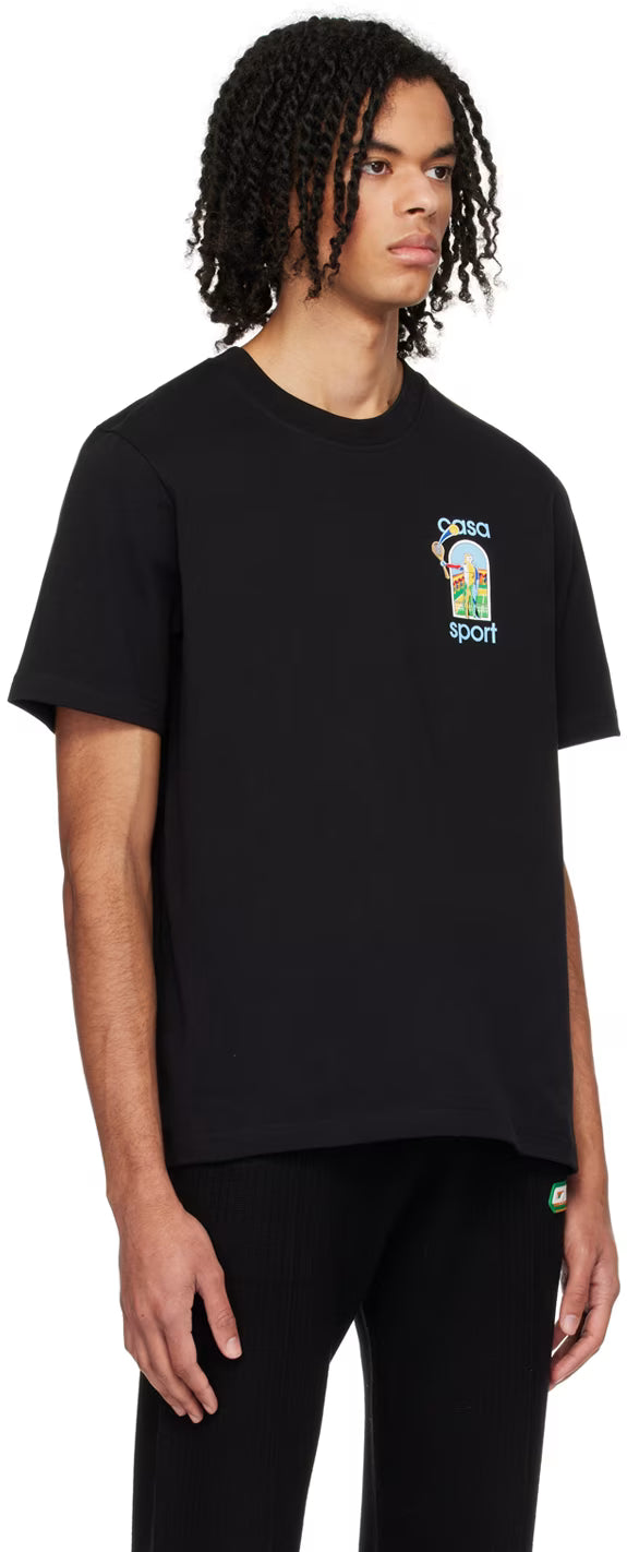 Black 'Le Jeu Coloré' T-Shirt