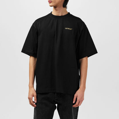 Tape Skate Cotton Short Sleeve Crew Neck T-Shirt