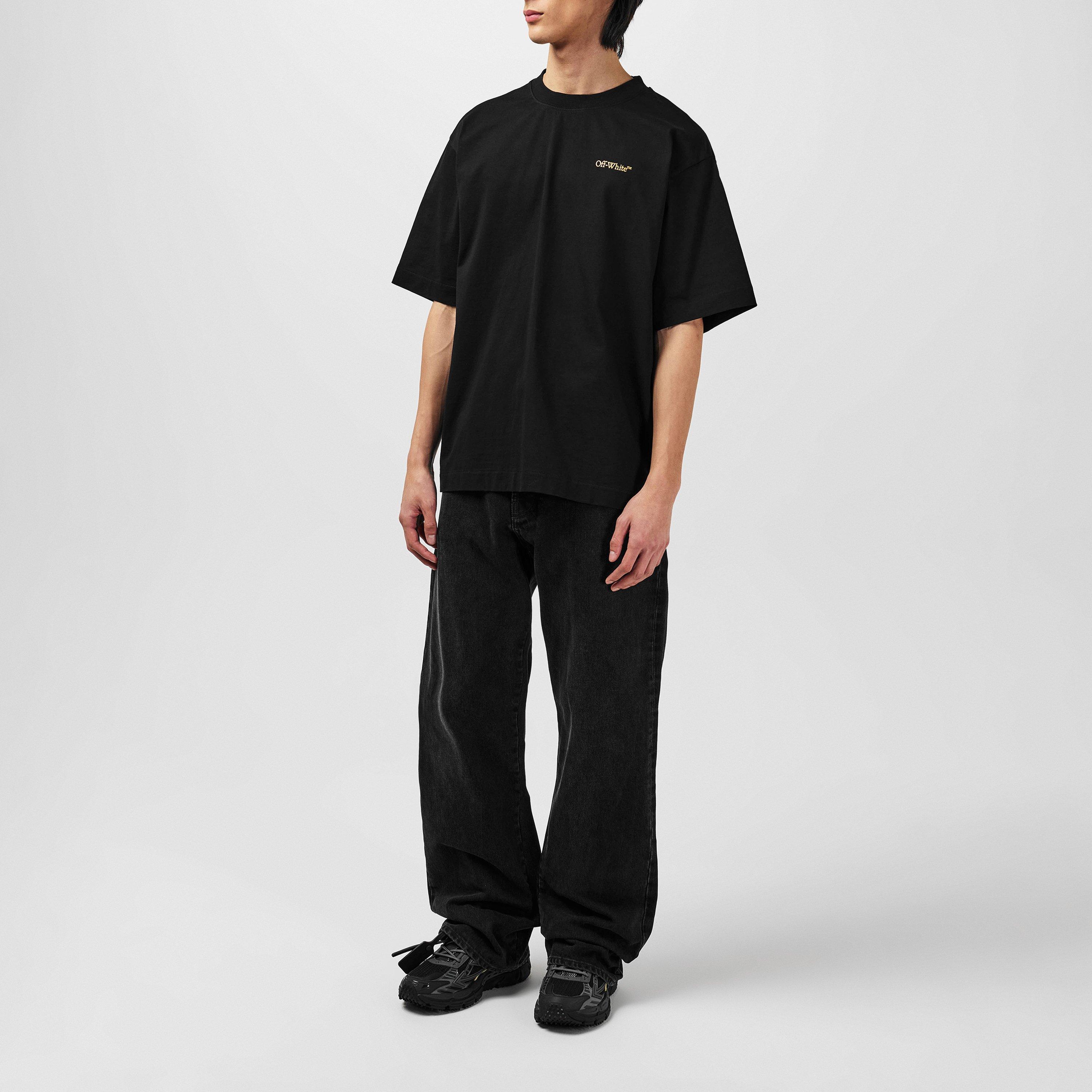 Tape Skate Cotton Short Sleeve Crew Neck T-Shirt
