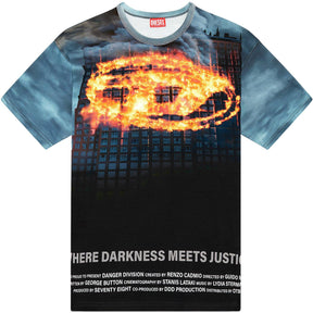Burning Oval D Poster T-Shirt