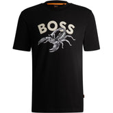 Men's fish Cotton T-Shirt, Eye-catching Graphic Design