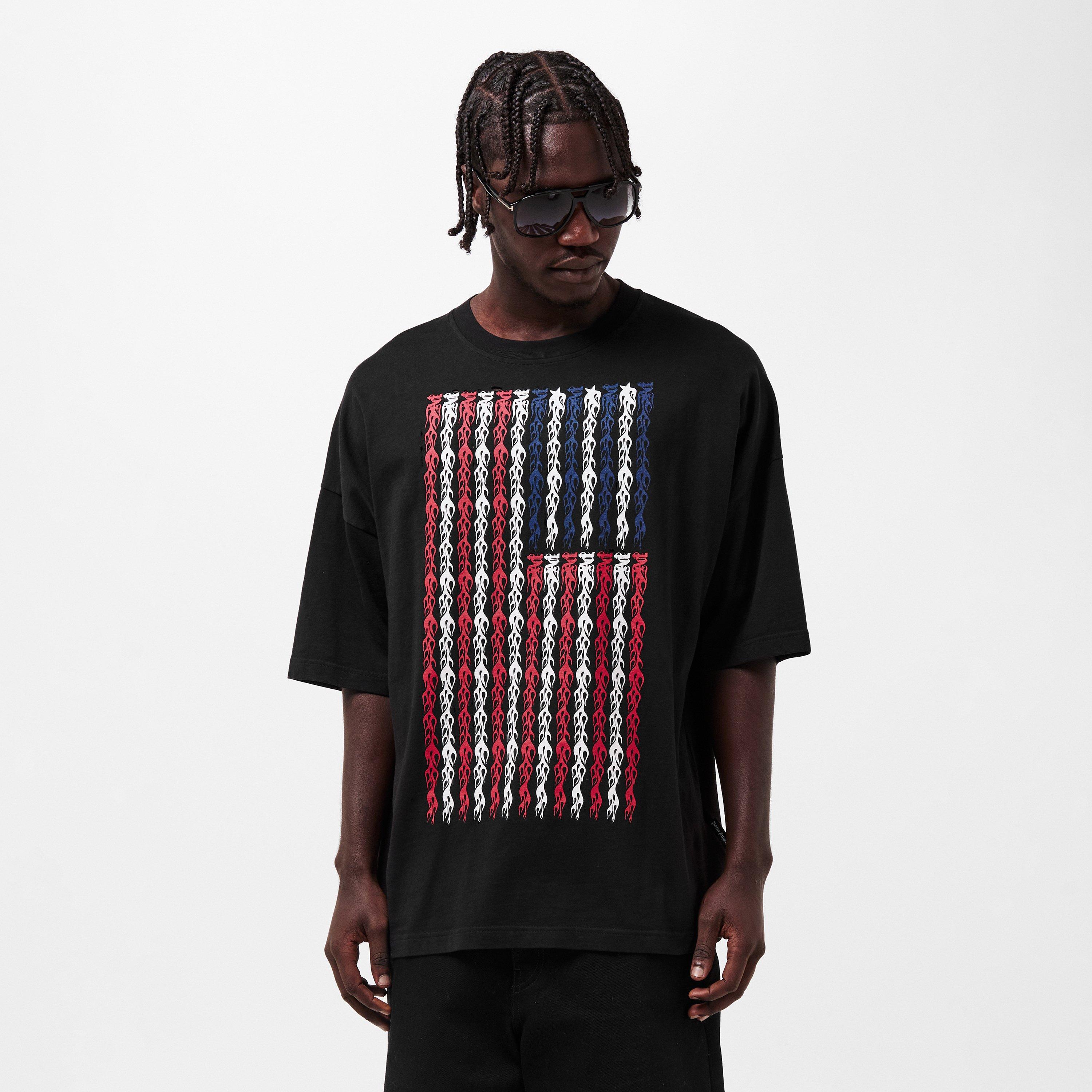 Flames Flag Oversized T-Shirt