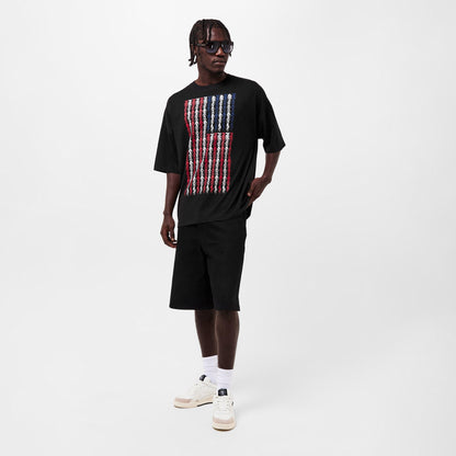 Flames Flag Oversized T-Shirt