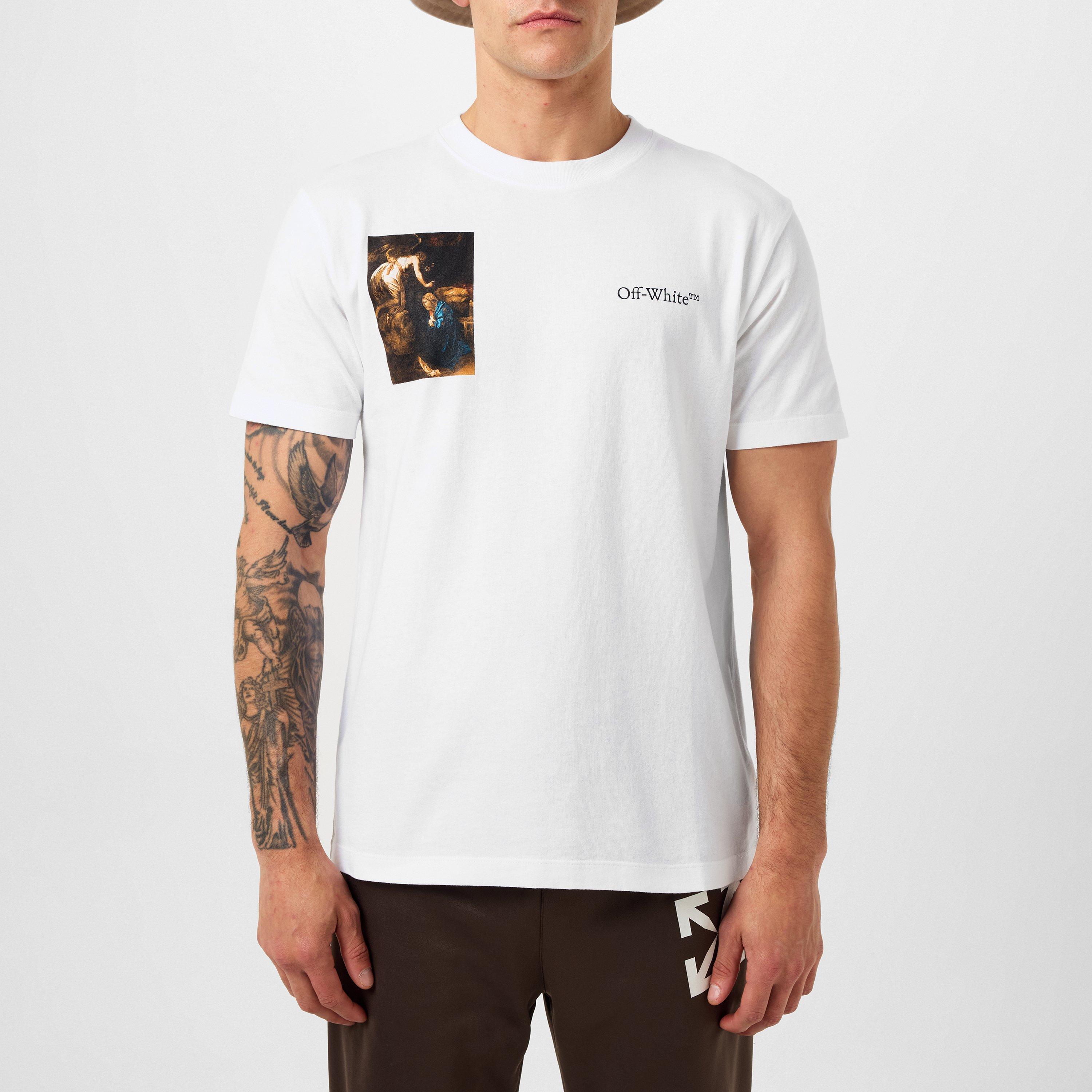 Men's Lute-Print T-Shirt, Caravaggio Artwork