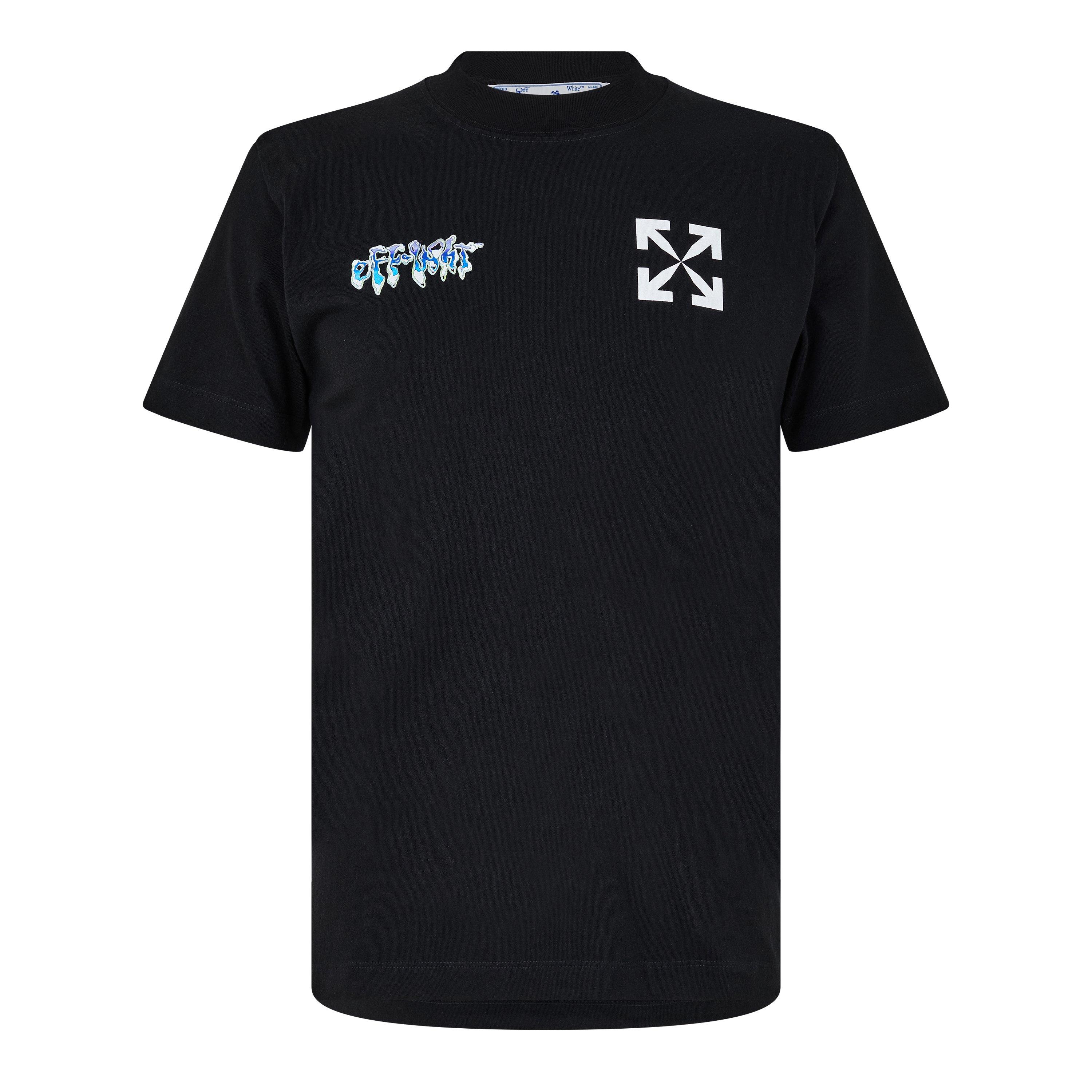Liquid T-Shirt with Printed Logo Motif