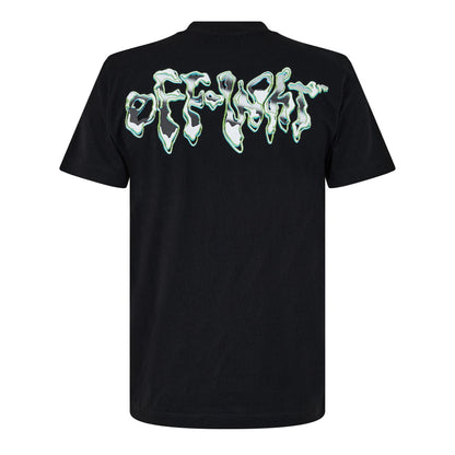 Liquid T-Shirt with Printed Logo Motif