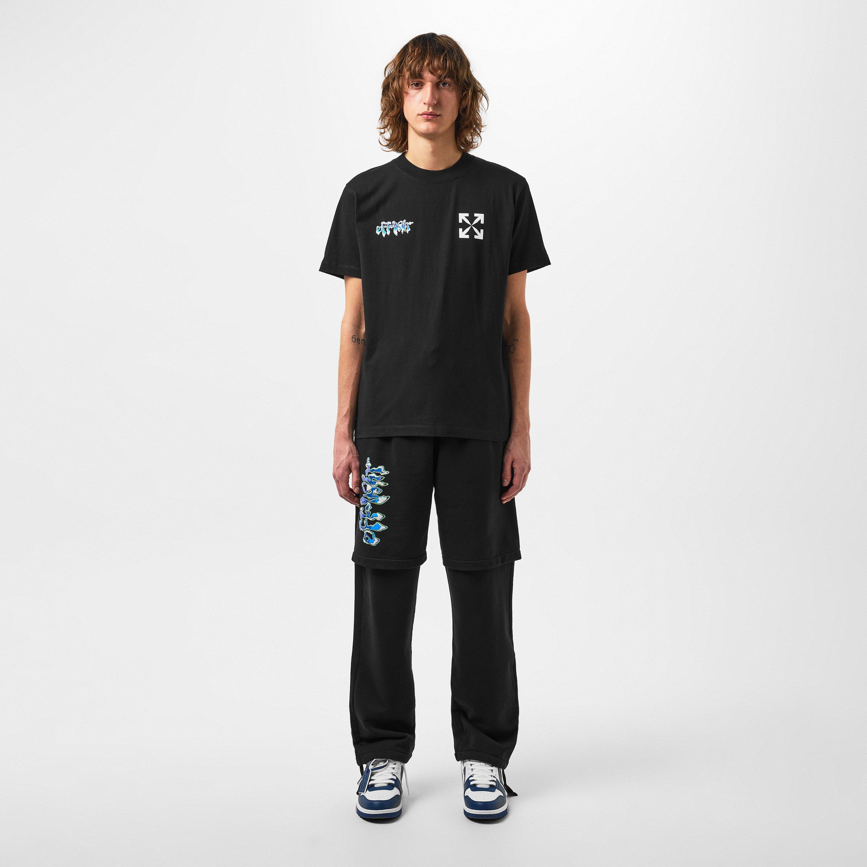 Liquid T-Shirt with Printed Logo Motif