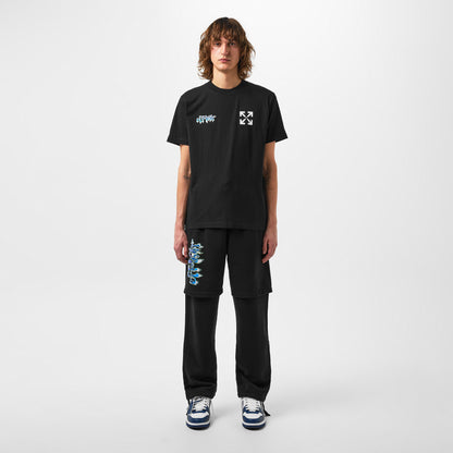 Liquid T-Shirt with Printed Logo Motif