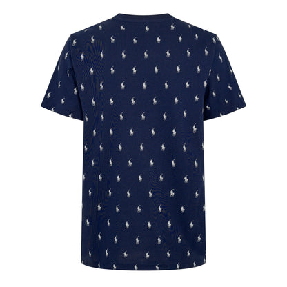 All Over Pony Cotton Short Sleeve T-Shirt