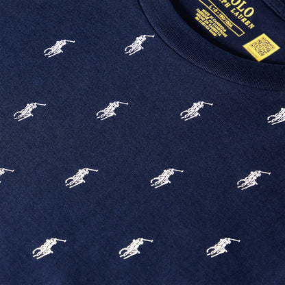 All Over Pony Cotton Short Sleeve T-Shirt