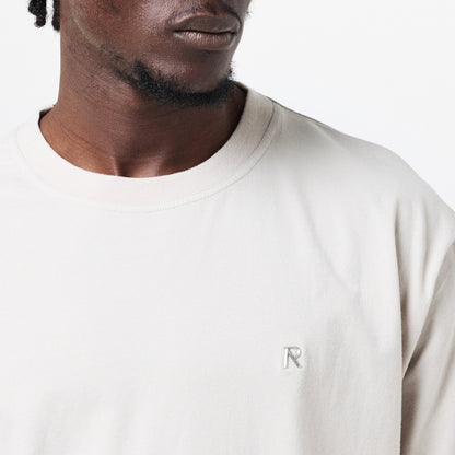Metal R Cotton Short Sleeve Oversized T-Shirt
