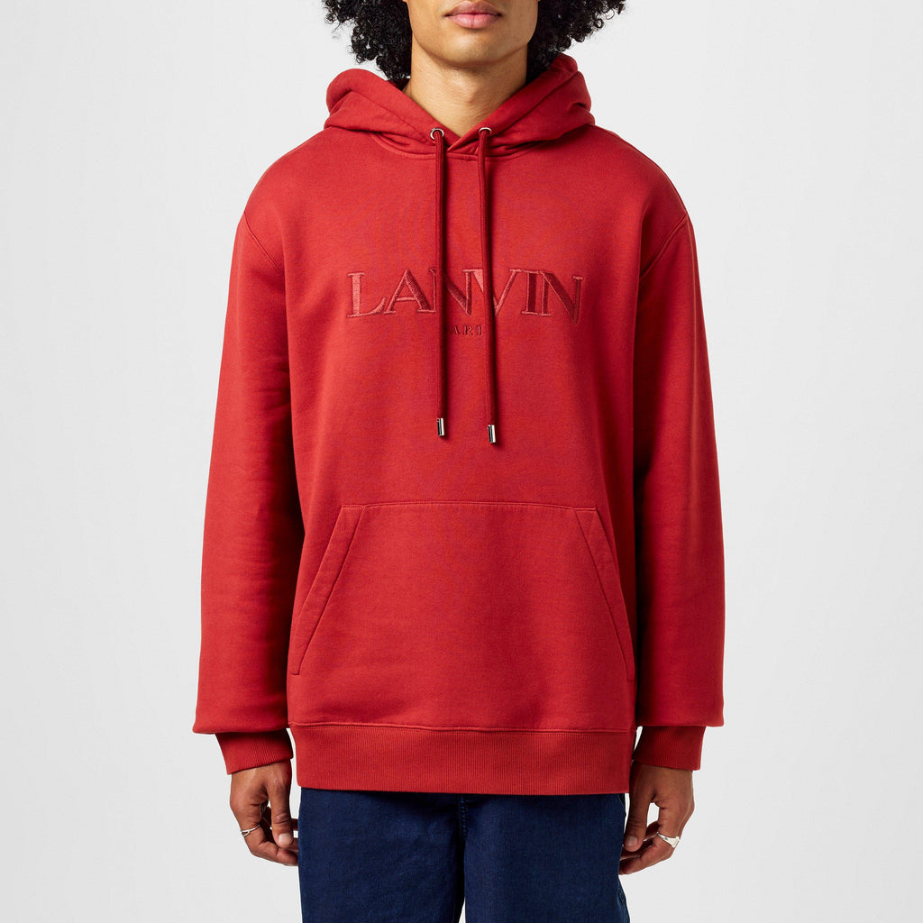 Embroidered Logo Hoodie