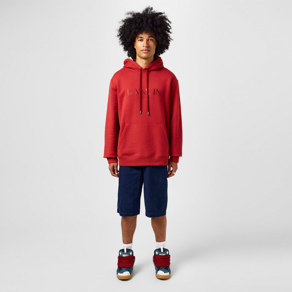 Embroidered Logo Hoodie