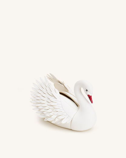 Alani Swan Shaped Crossbody Bag - Black