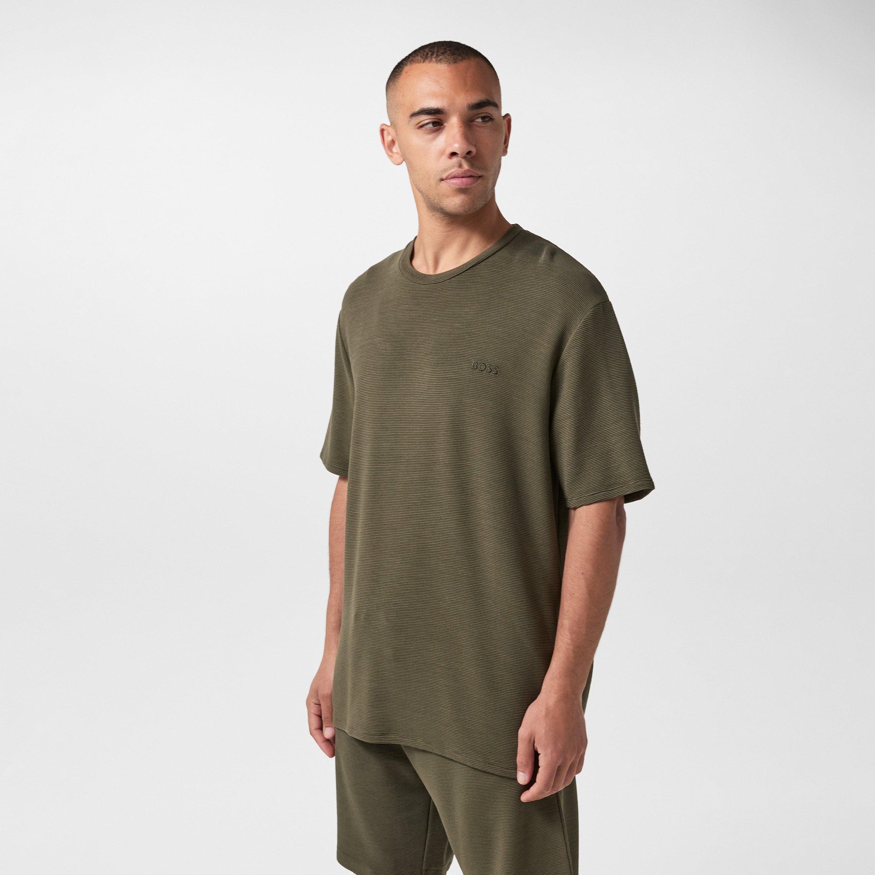 Rib T-Shirt 10265768 01 Mens