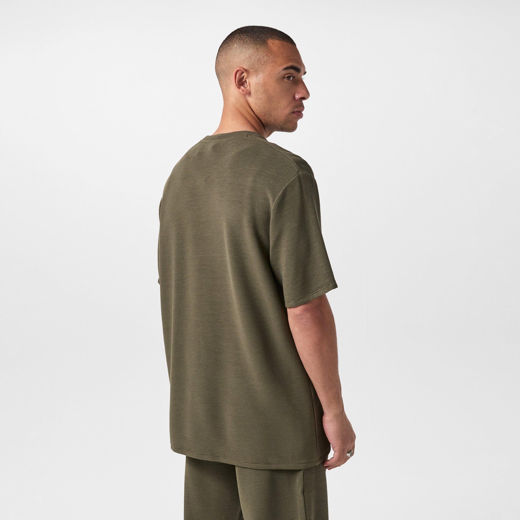Rib T-Shirt 10265768 01 Mens