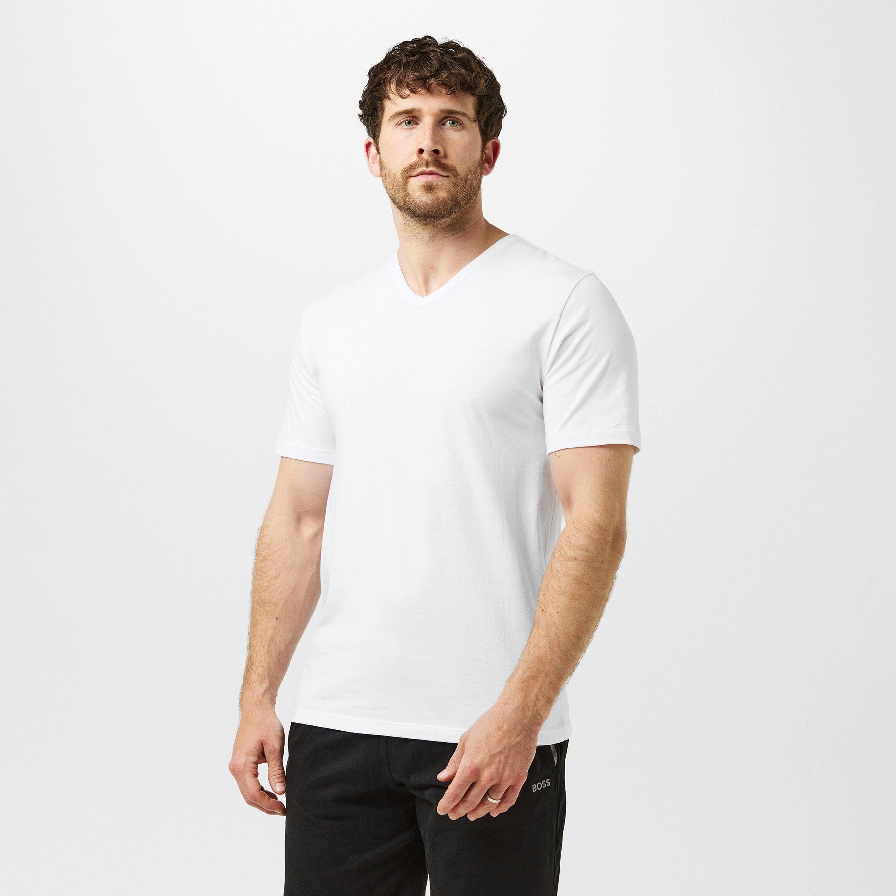 V-neck 3-Pack T-Shirts, Soft Breathable Fabric