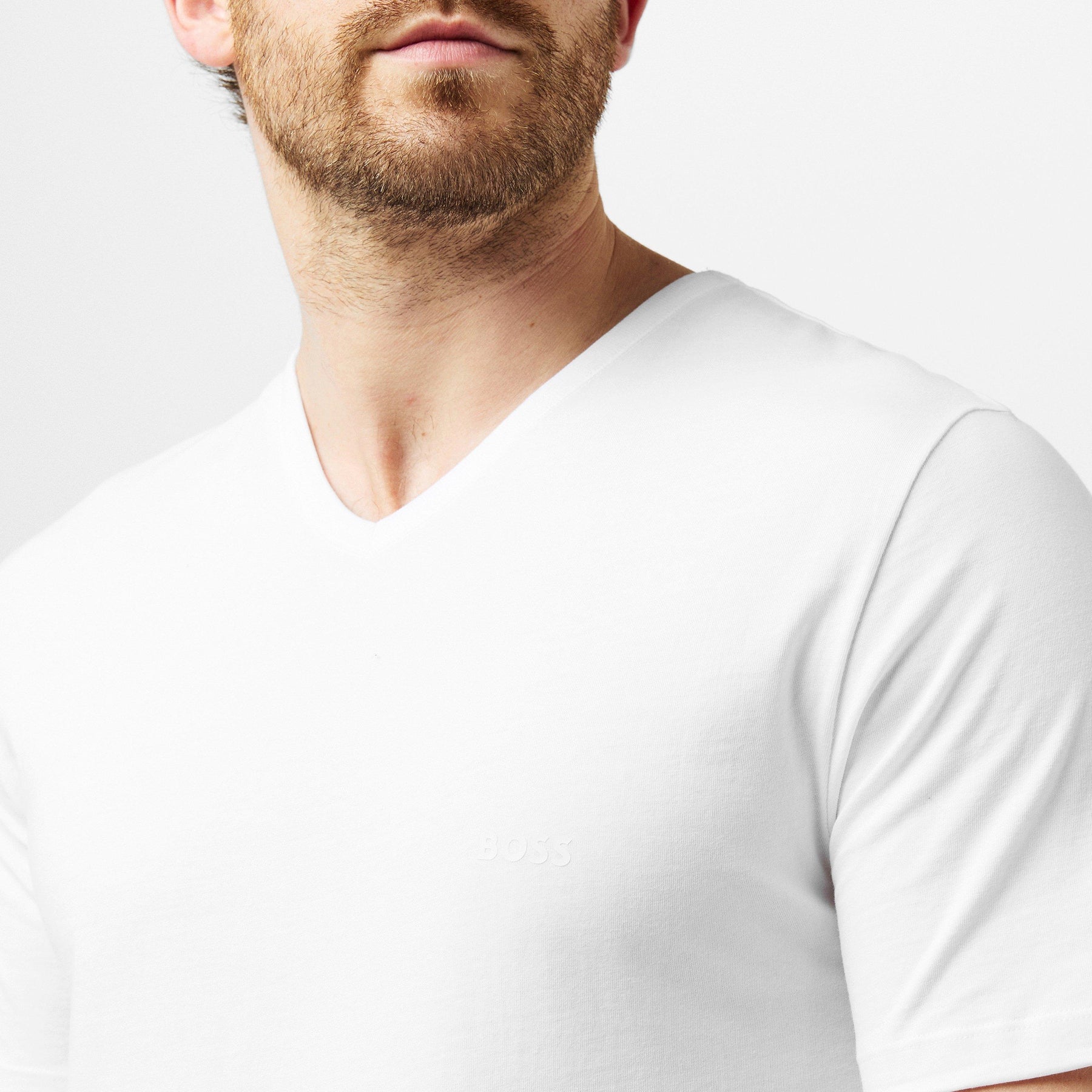 V-neck 3-Pack T-Shirts, Soft Breathable Fabric