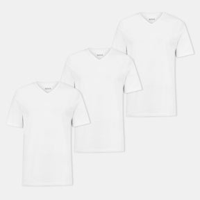 V-neck 3-Pack T-Shirts, Soft Breathable Fabric