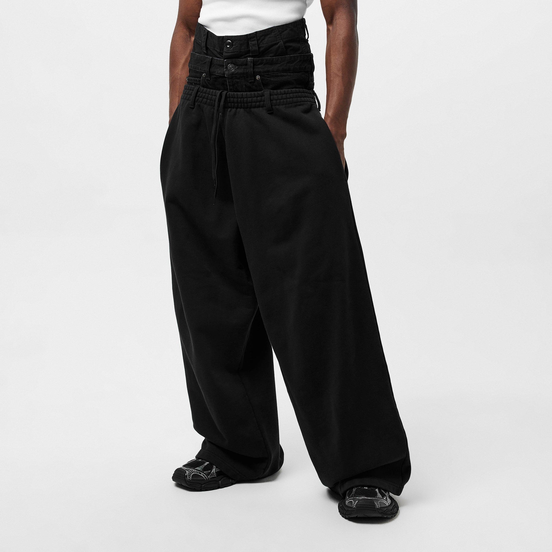 Layered Jogging Bottoms