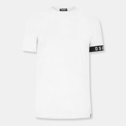 DSQ Band Logo Slim Fit T-Shirt