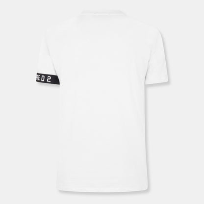 DSQ Band Logo Slim Fit T-Shirt