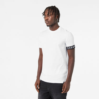 DSQ Band Logo Slim Fit T-Shirt