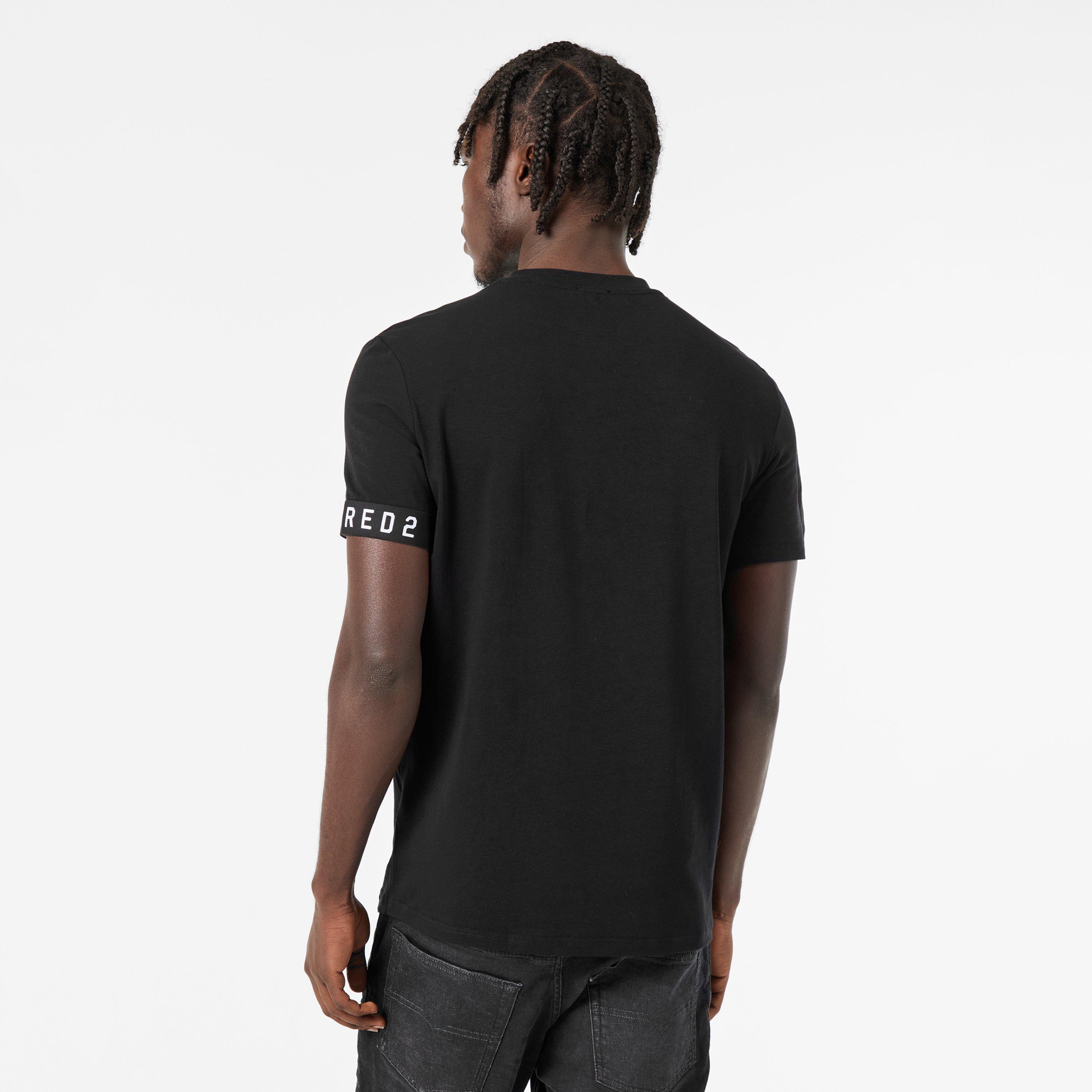 DSQ Band Logo Slim Fit T-Shirt