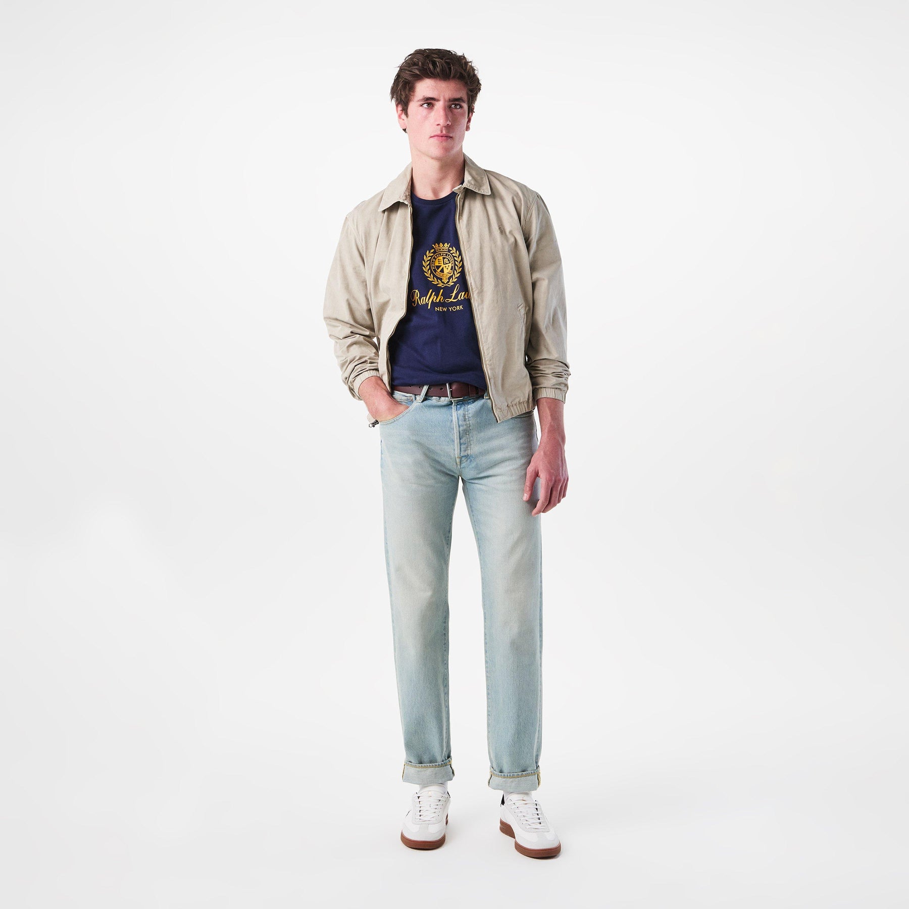 Men's Crest Logo Regular Fit T-Shirt