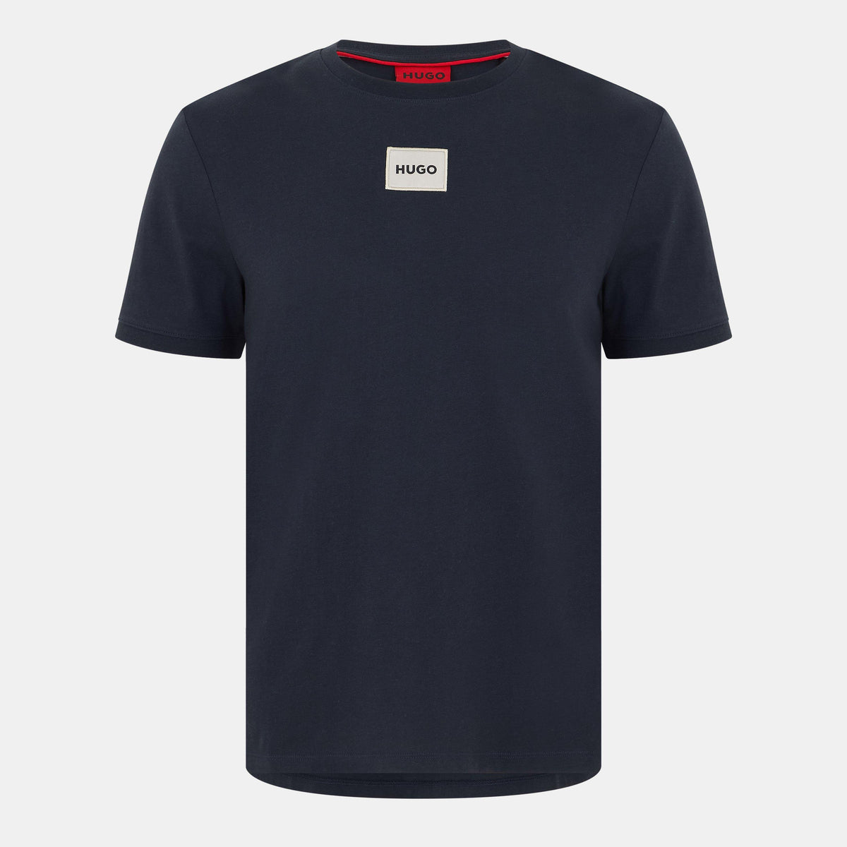 Metallic Badge Cotton T-Shirt