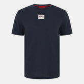 Metallic Badge Cotton T-Shirt