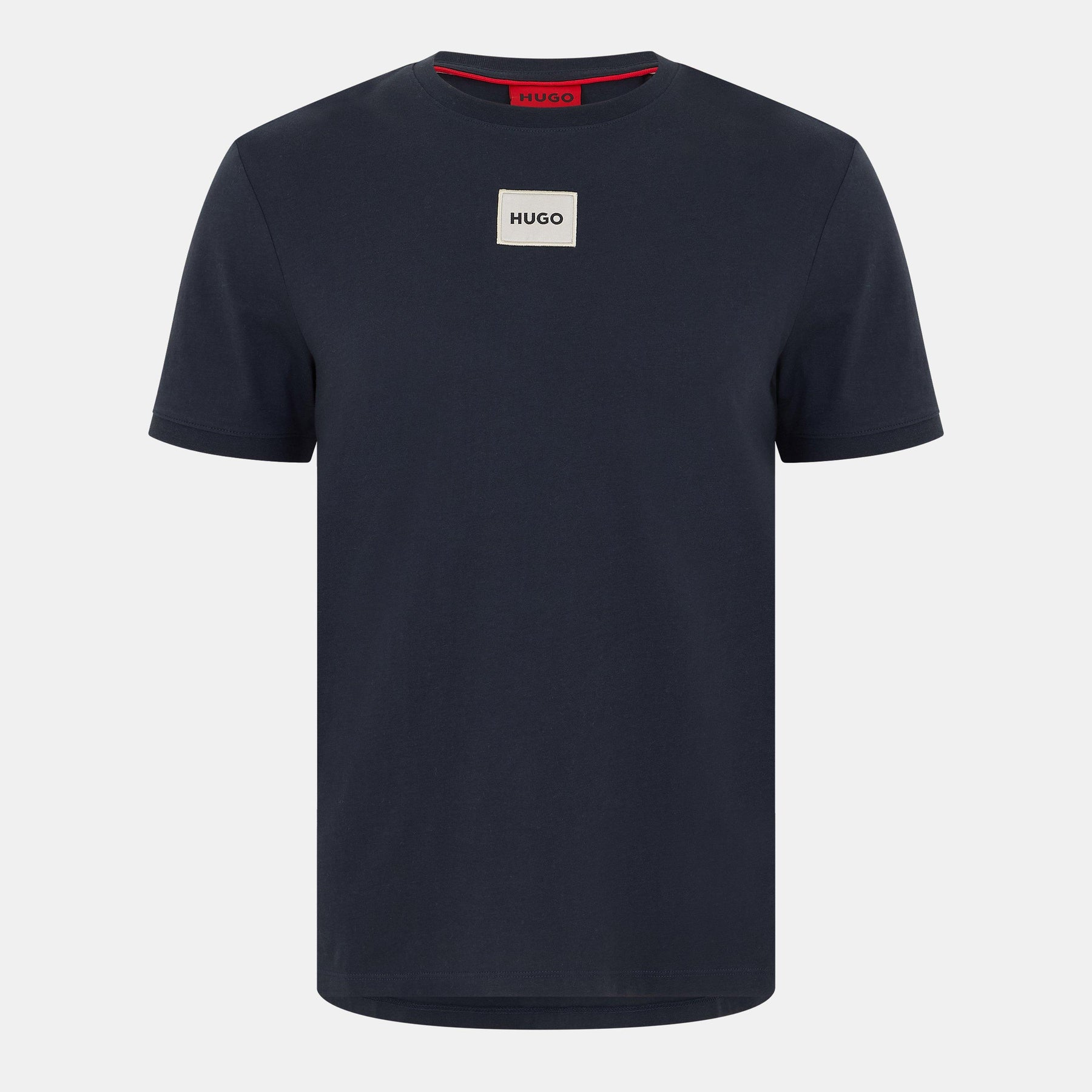 Metallic Badge Cotton T-Shirt