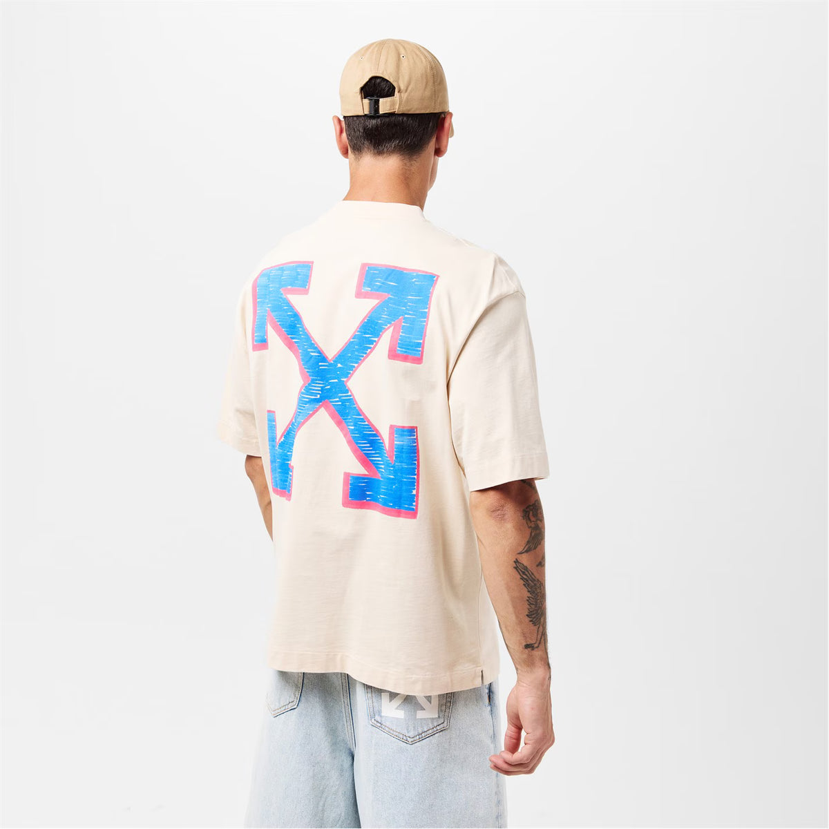 OFF WHITE Men's Arrow Short-Sleeve T-Shirt, Iconic Motif