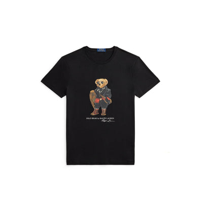 Ski Bear Embroidered T-Shirt