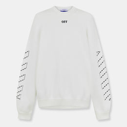 Arrows Cotton Long Sleeve Crew Neck Sweatshirt
