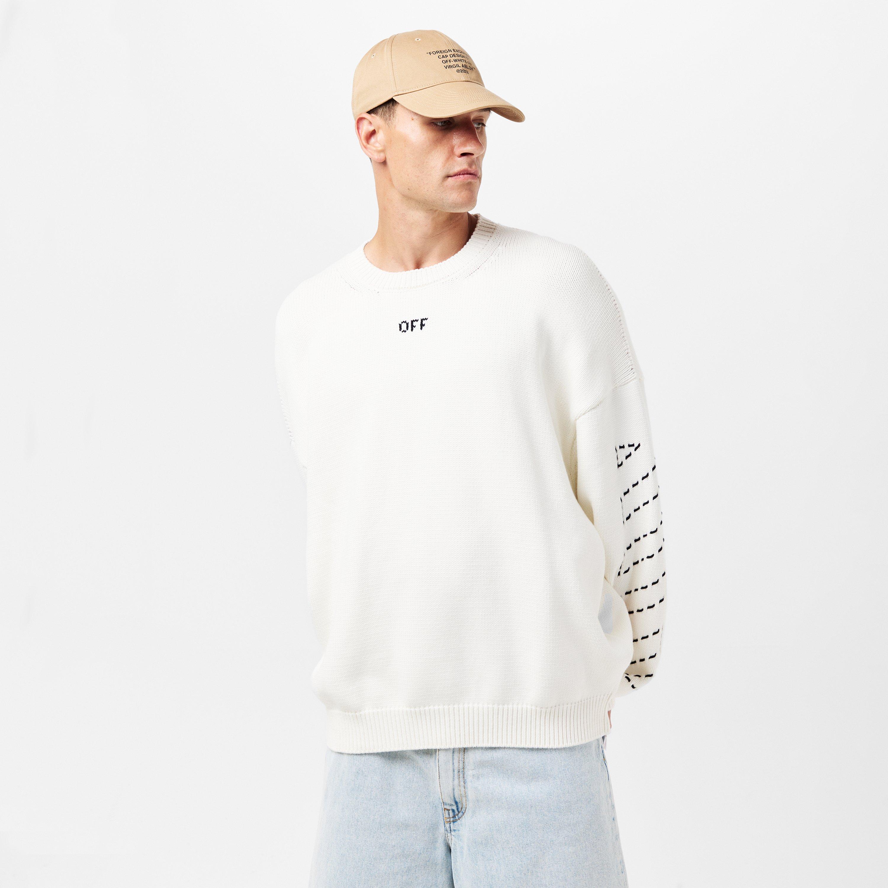 Arrows Cotton Long Sleeve Crew Neck Sweatshirt