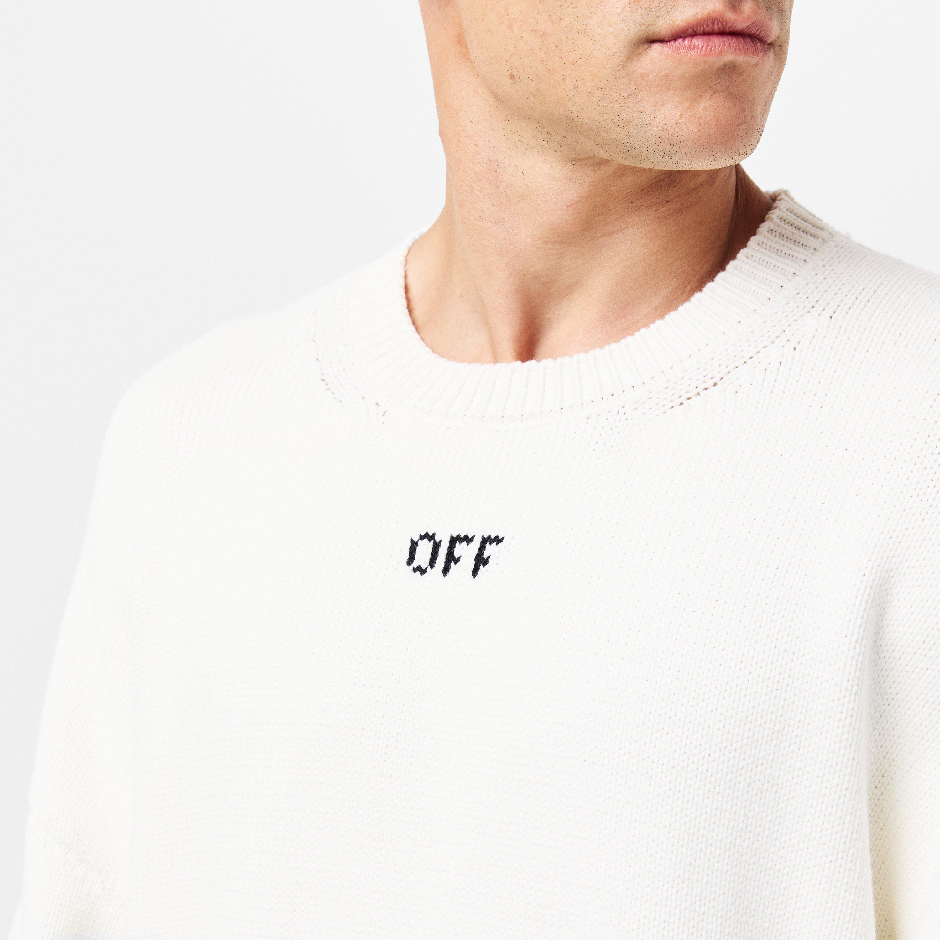 Arrows Cotton Long Sleeve Crew Neck Sweatshirt