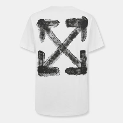 Spray Arrow Arrow Logo Print T-Shirt