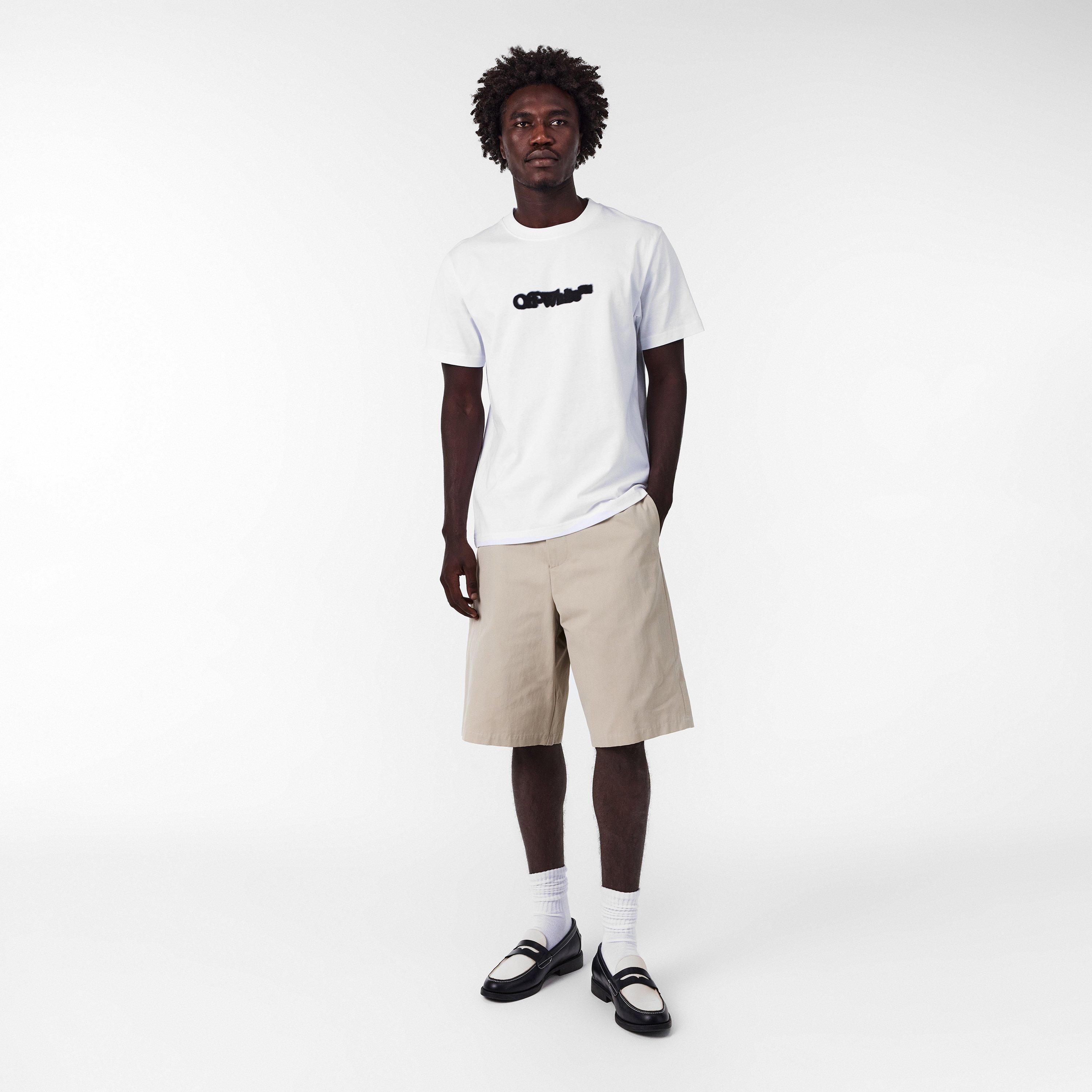 Spray Arrow Arrow Logo Print T-Shirt