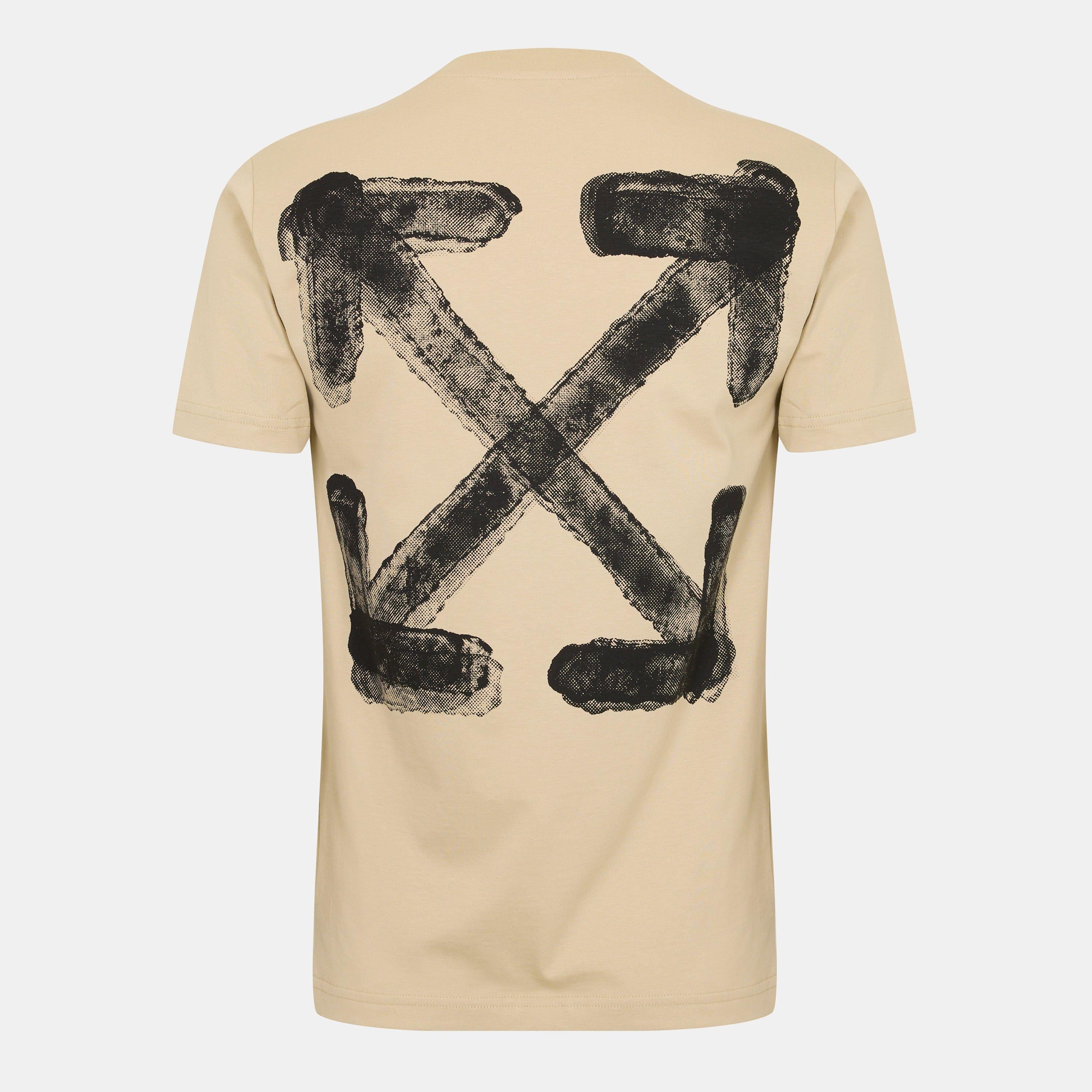 Spray Arrow Arrow Logo Print T-Shirt