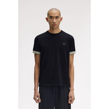 Stripe Cuff T-Shirt