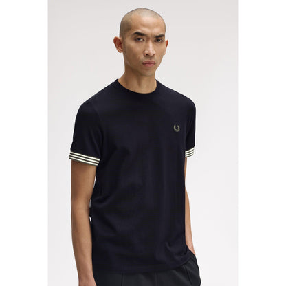 Stripe Cuff T-Shirt