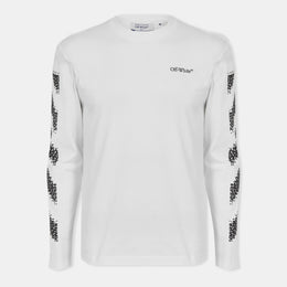 Diag Skate Diagonal Graphic Long Sleeve T-Shirt