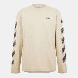 Diag Skate Diagonal Graphic Long Sleeve T-Shirt