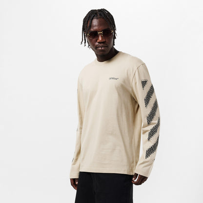 Diag Skate Diagonal Graphic Long Sleeve T-Shirt