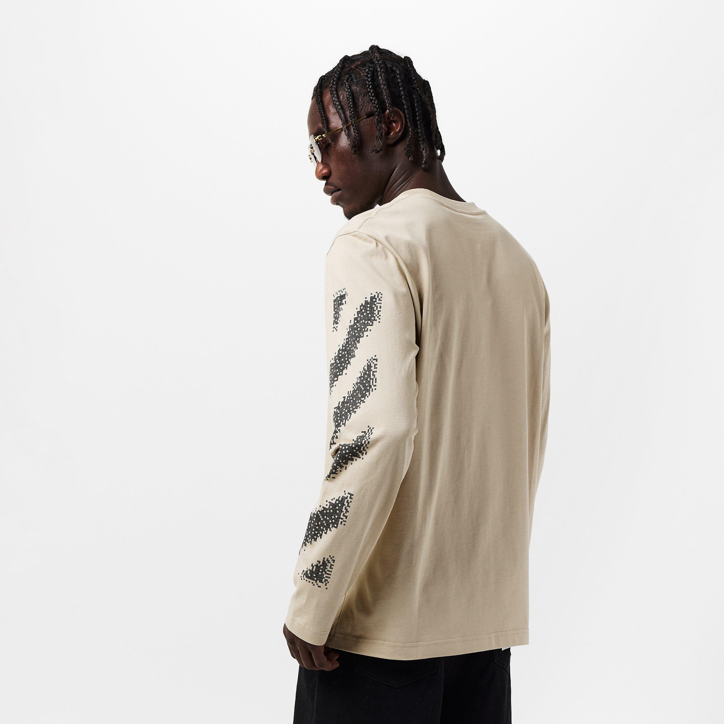 Diag Skate Diagonal Graphic Long Sleeve T-Shirt