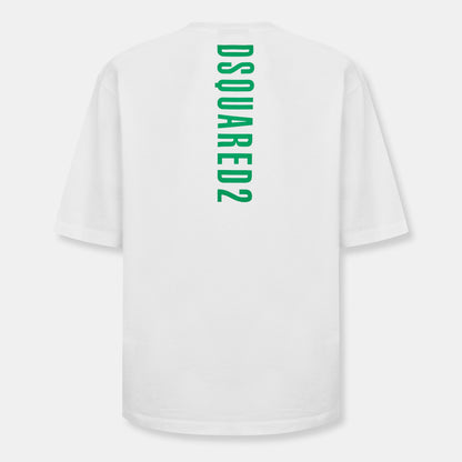 DSQ Bk Logo Oversized T-Shirt