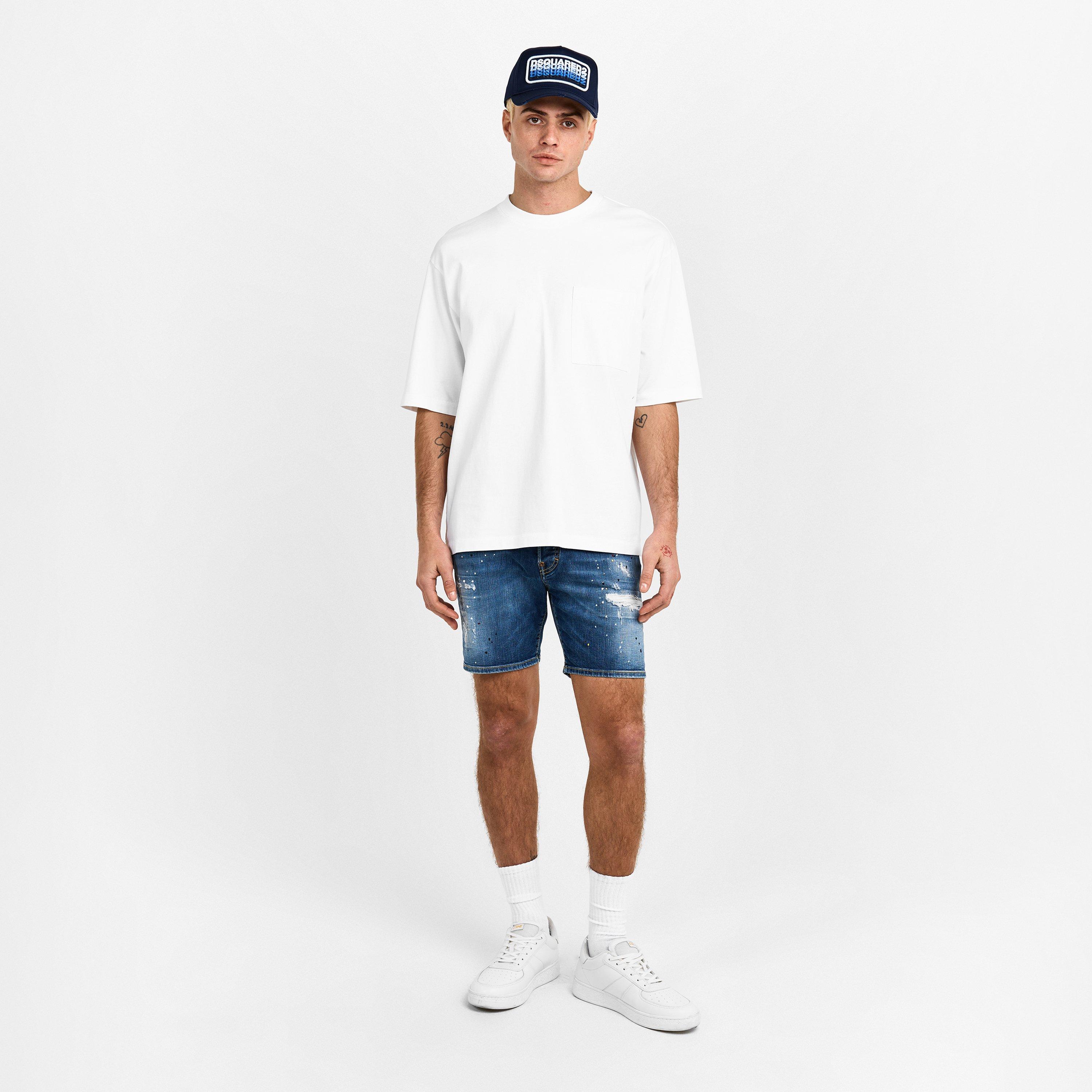 DSQ Bk Logo Oversized T-Shirt