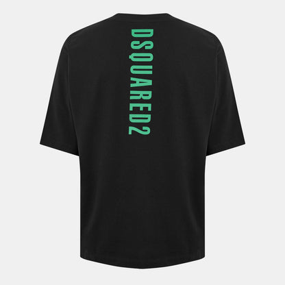 DSQ Bk Logo Oversized T-Shirt