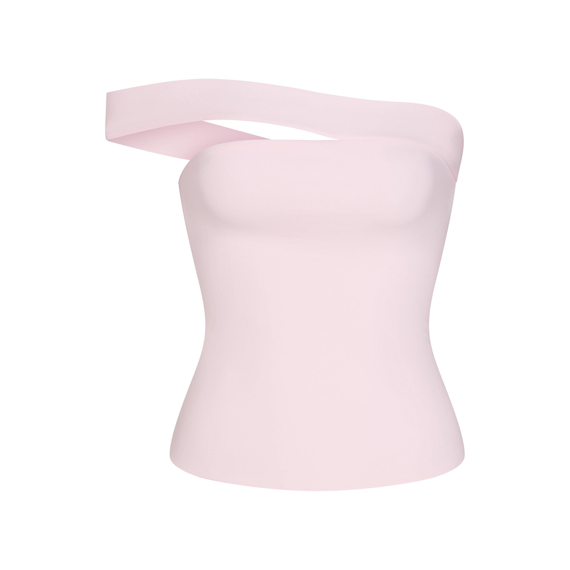 Cotton Jersey Asymmetrical Top